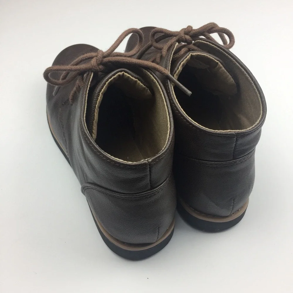 Kids Ankle Bootie Size 4 Lace up Perry Ellis‎ America
